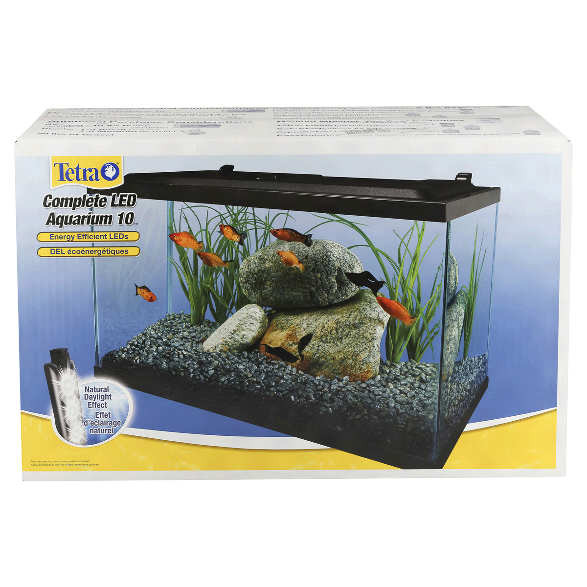 slide 1 of 5, Tetra Glass Deluxe Aquarium Kit, 10 gal