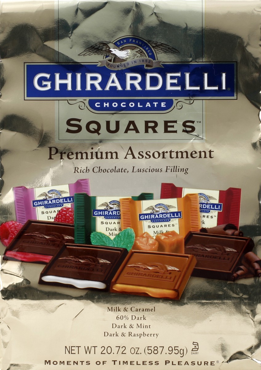 slide 2 of 4, Ghirardelli Squares, Premium Assortment, 15.7 oz