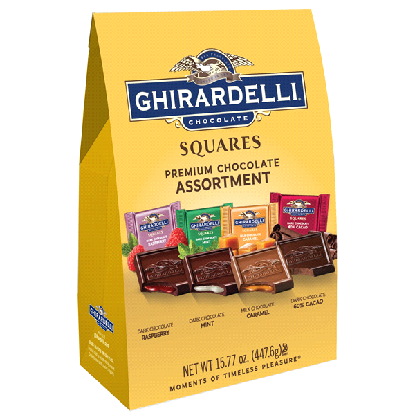 slide 1 of 4, Ghirardelli Squares, Premium Assortment, 15.7 oz