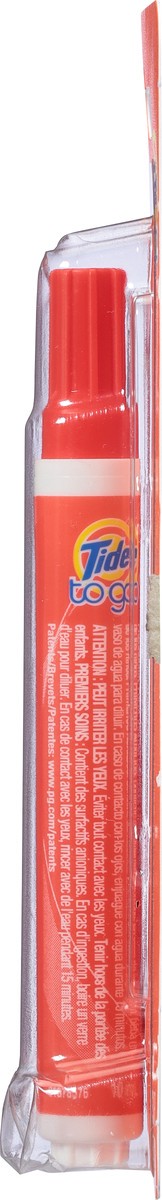 slide 10 of 12, Tide Stain Remover for Clothes with 50% More Stain-Fighting Power and Faster Dry Time, Removes 100+ Stains, Tide To Go Pen, Instant Stain Remover for Clothes, Travel & Pocket Size, 1 Count (Pack of 1), 0.33 fl oz