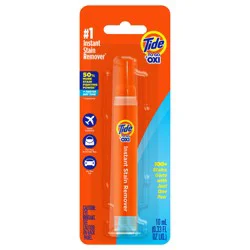 Tide Stain Remover for Clothes with 50% More Stain-Fighting Power and Faster Dry Time, Removes 100+ Stains, Tide To Go Pen, Instant Stain Remover for Clothes, Travel & Pocket Size, 1 Count (Pack of 1)