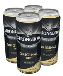 Strongbow Original Dry Hard Cider, 4 Pack, 16.9 fl oz Cans