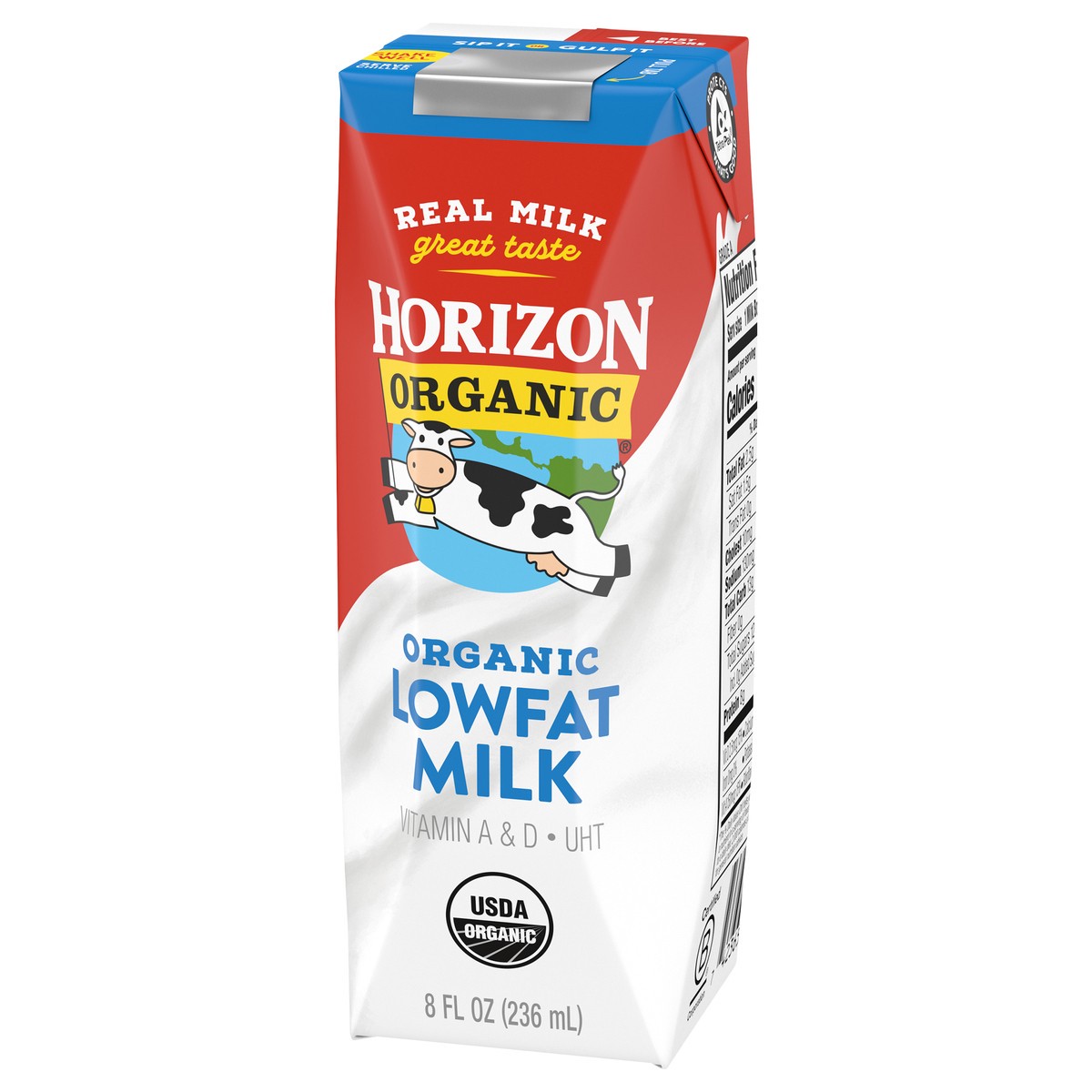 slide 6 of 14, Horizon Organic Lowfat Milk 8 fl. oz. Carton, 8 fl oz