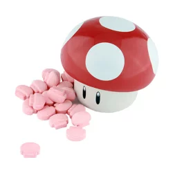 Nintendo Sour Cherry & Sour Apple Hard Candy - Mushroom
