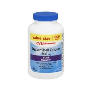 slide 1 of 1, CVS Pharmacy Calcium Oyster Shell Value Size, 300 ct; 500 mg