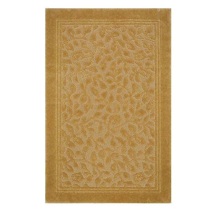 slide 1 of 1, Mohawk Home Wellington Bath Rug - Gold, 2 ft 6 in x 4 ft 2 in