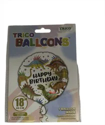 Trico 18 Happy Birthday Foil Balloon - Assorted