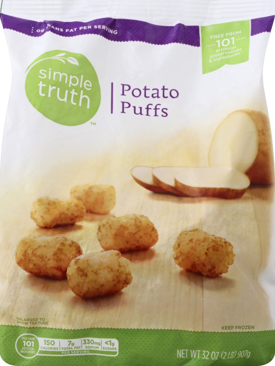 slide 2 of 5, Simple Truth Potato Puffs, 32 oz