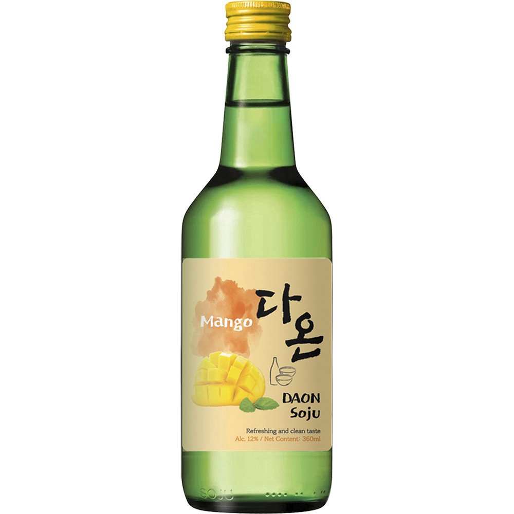 slide 1 of 1, Daon Mango Soju, 375 ml