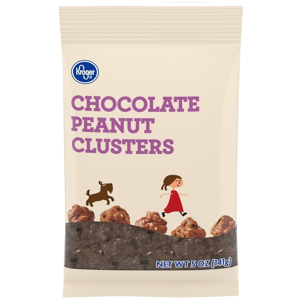 slide 1 of 1, Kroger Chocolate Peanut Clusters, 5 oz
