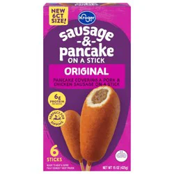 Kroger Original Sausage & Pancake On A Stick