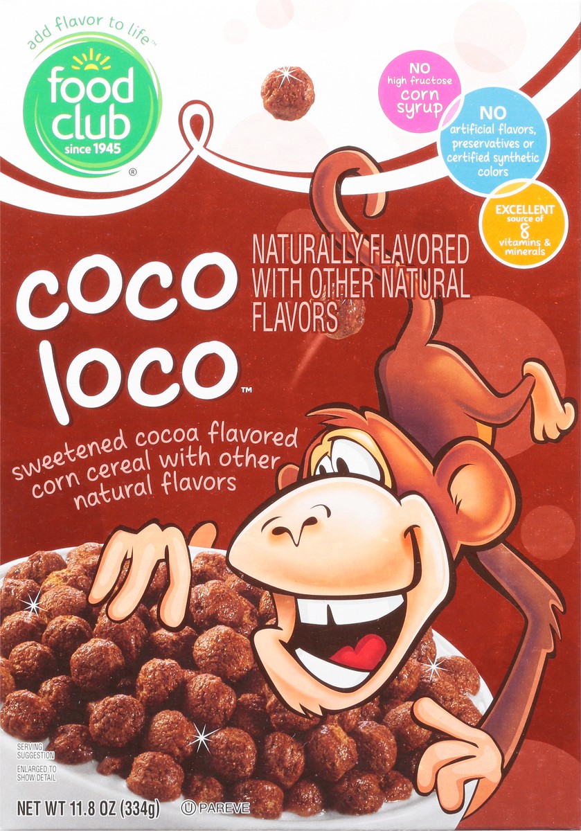 slide 5 of 9, Food Club Coco Loco Cereal 11.8 oz, 11.8 oz