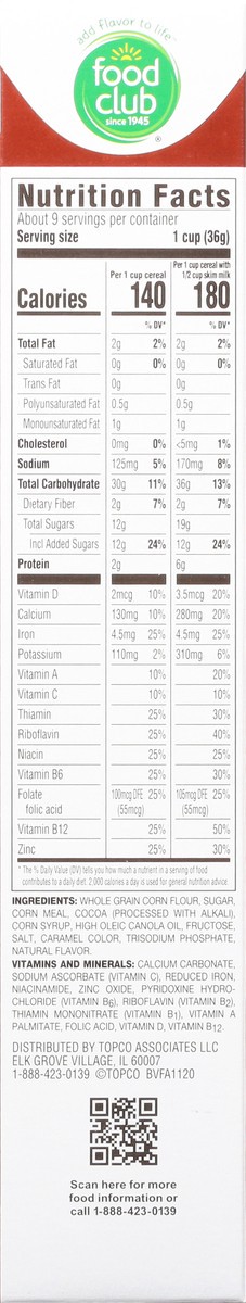 slide 7 of 9, Food Club Coco Loco Cereal 11.8 oz, 11.8 oz