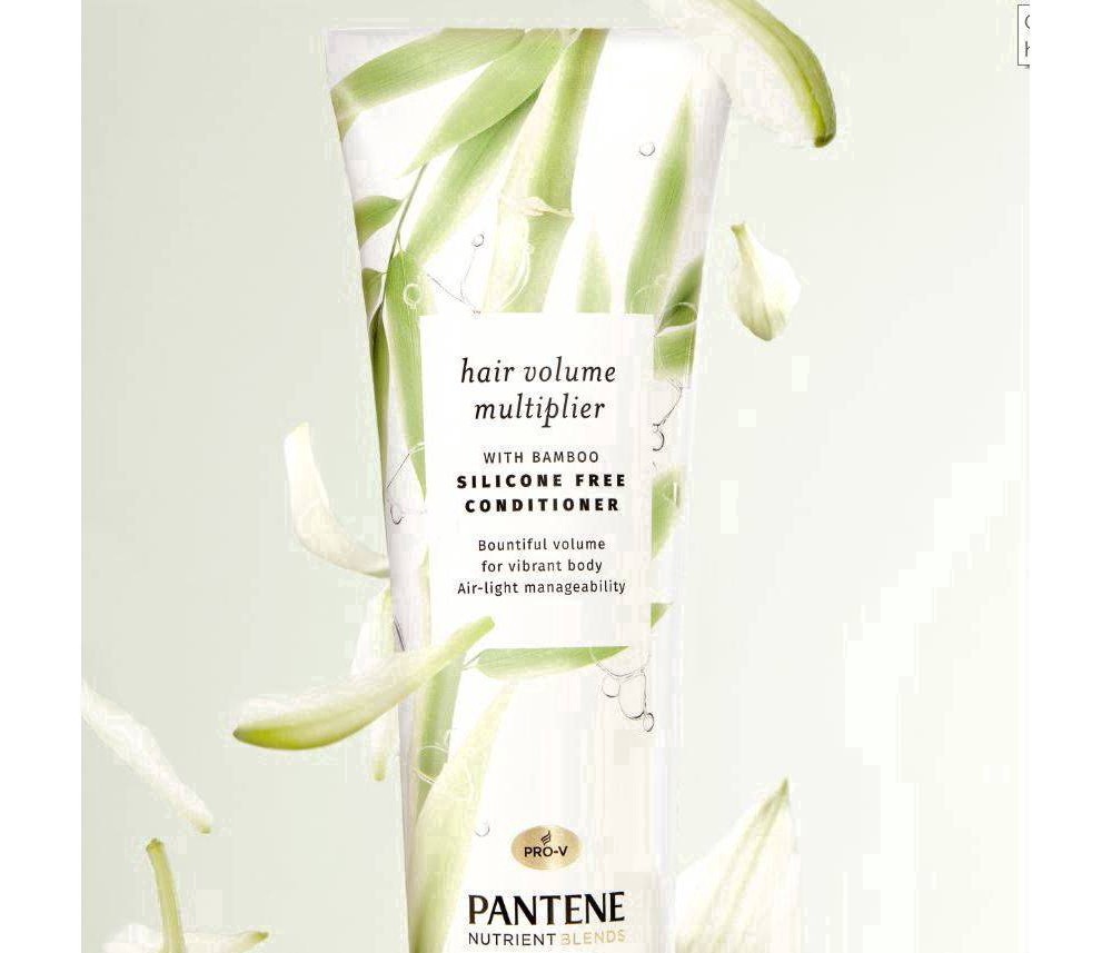 slide 25 of 85, Pantene Nutrient Blends Hair Volume Multiplier Silicone Free Bamboo Conditioner for Fine, Thin Hair, 8.0 fl oz, 8 fl oz