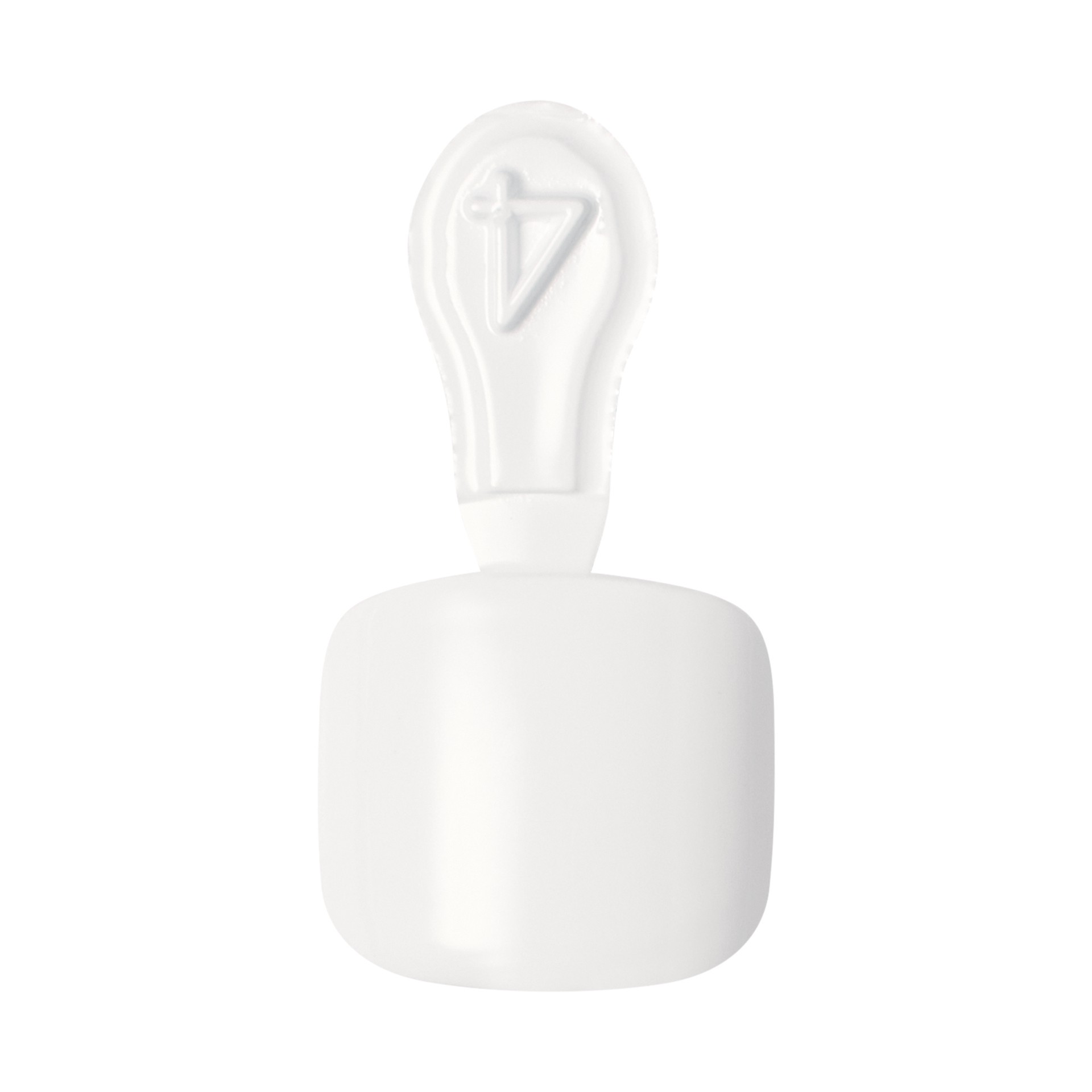 slide 2 of 5, imPRESS KISS imPRESS Color Square Press-On Toenails, White, 24 Pieces, 28 pc