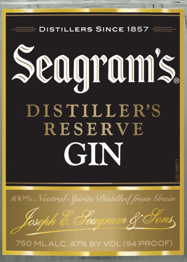 slide 3 of 8, Seagram's Seagrams Distillers Reserve Gin 750mL Bottle, 750 ml