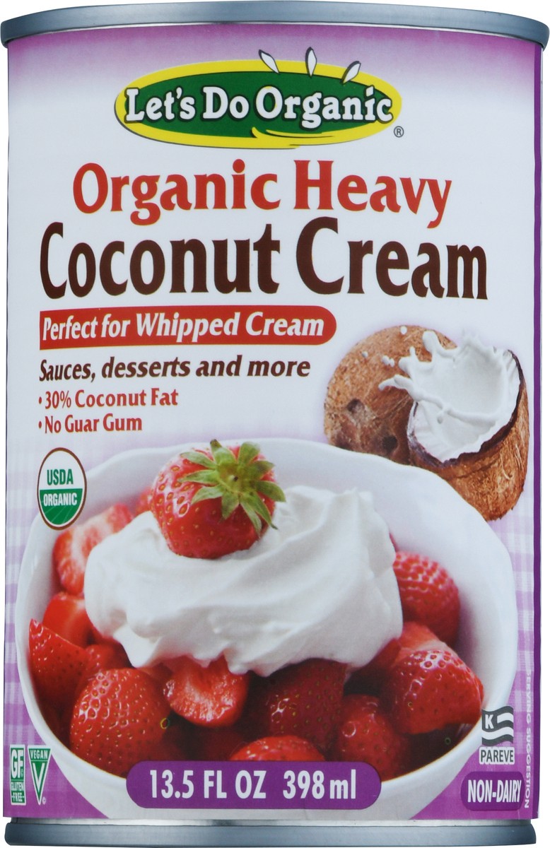 slide 1 of 9, Let's Do Organic Heavy Coconut Cream 13.5 fl oz, 13.5 fl oz