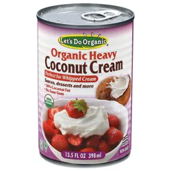 Let's Do Organic Heavy Coconut Cream 13.5 fl oz