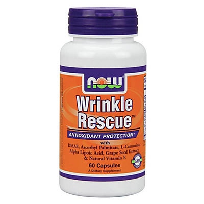 slide 1 of 1, NOW Wrinkle Rescue Caps, 60 ct