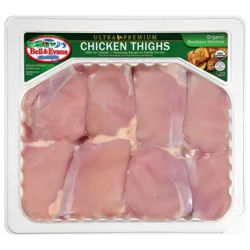 Bell & Evans Organic Free Range Boneless Skinless Chicken Thighs