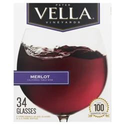 Peter Vella Vineyards Merlot Red Wine 5L