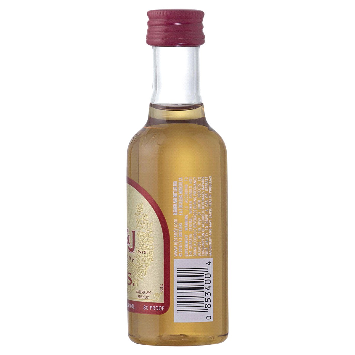 slide 5 of 5, E&J Gold Brandy, 50 ml