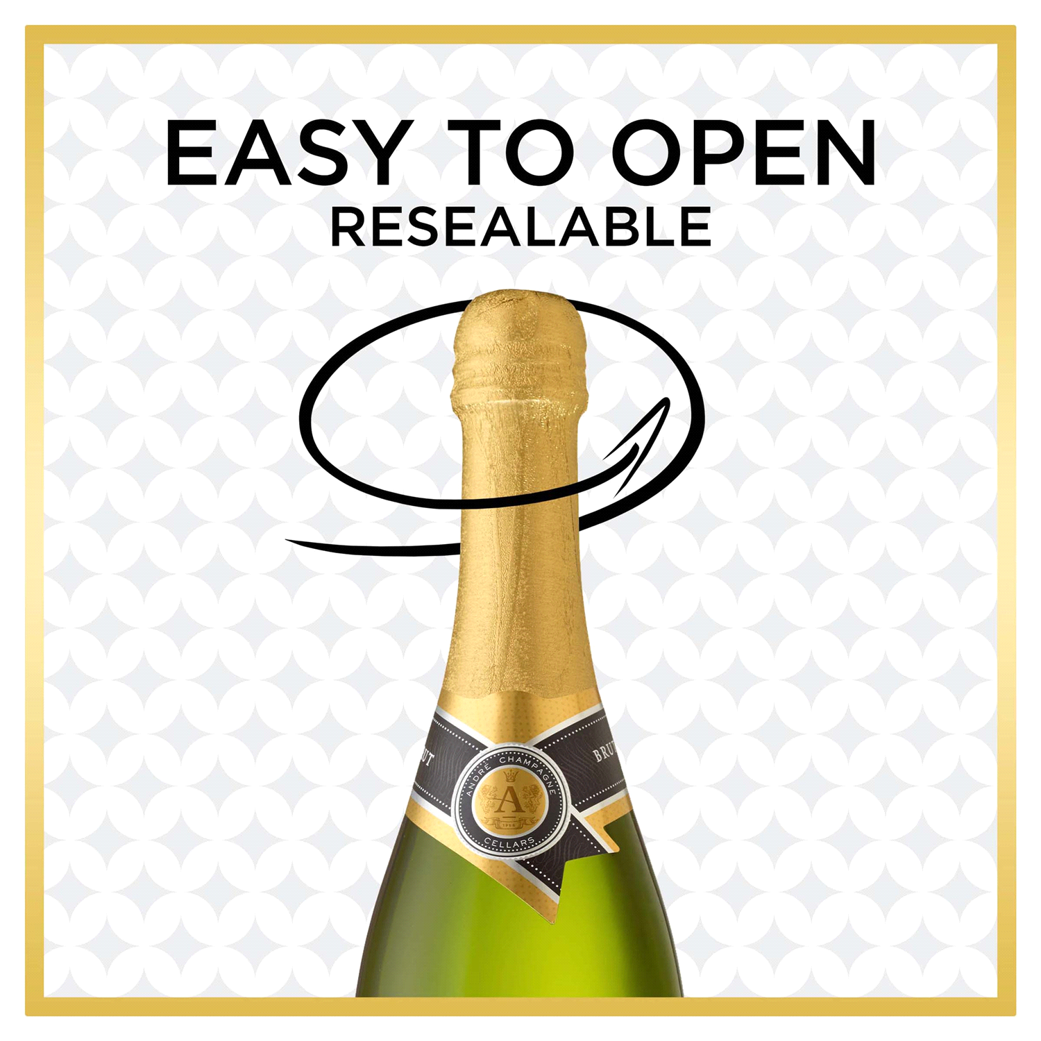 slide 3 of 4, André Brut California Champagne Sparkling Wine 750ml, 750 ml