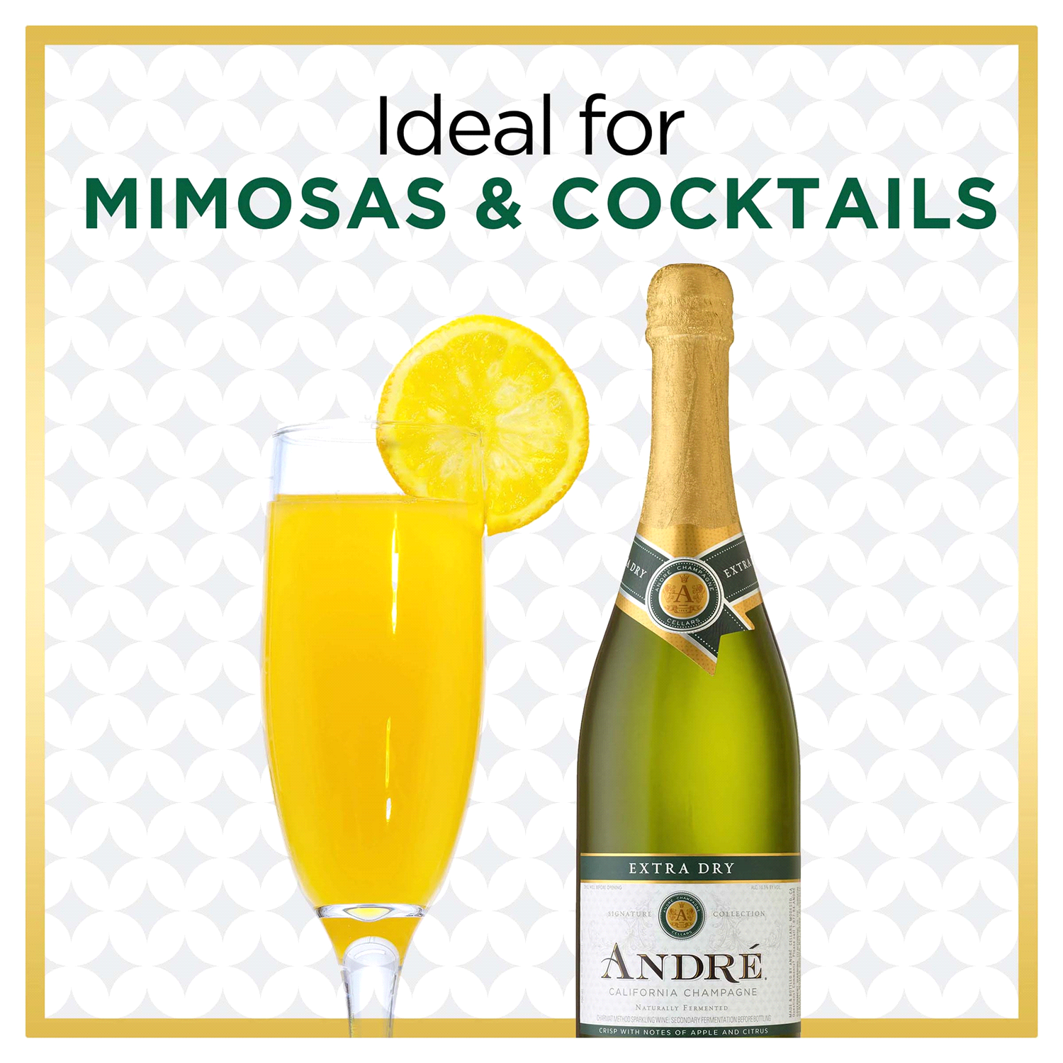 slide 2 of 4, André Extra Dry Champagne Sparkling Wine 750ml, 750 ml