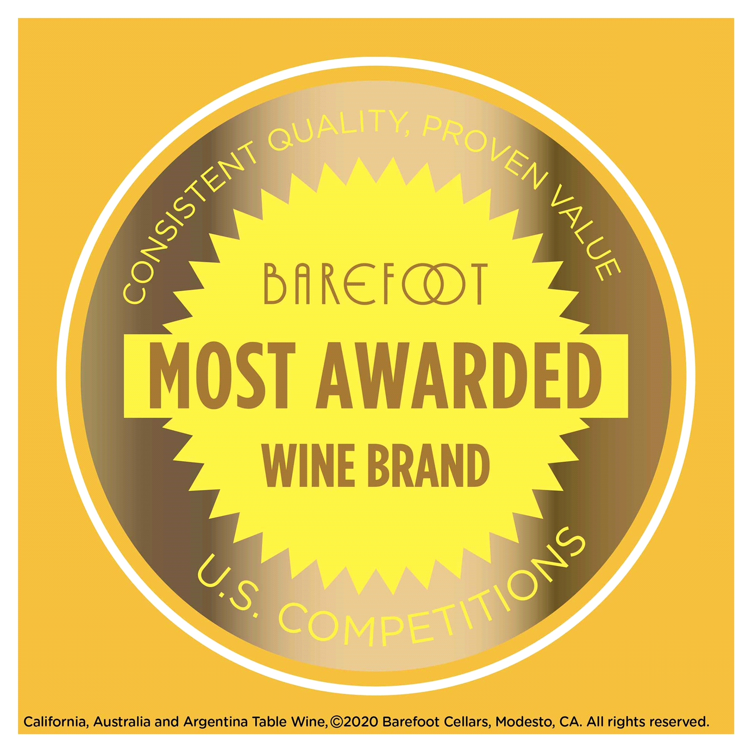 slide 5 of 5, Barefoot Cellars Pinot Grigio White Wine 750ml, 750 ml