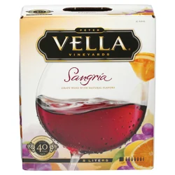 Peter Vella Vineyards Sangria Red Box Wine