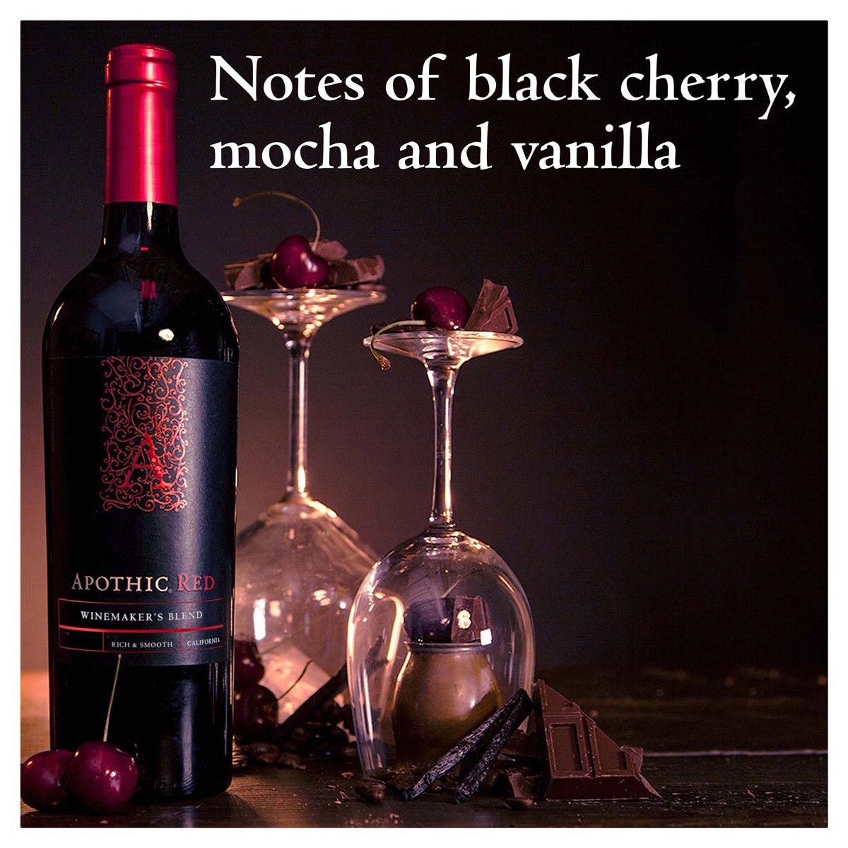 slide 12 of 17, Apothic Red Red Wine Blend 750ml, 750 ml