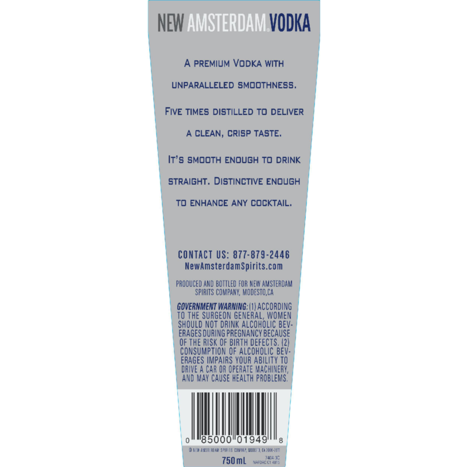 slide 2 of 2, New Amsterdam Vodka 750ml, 750 ml