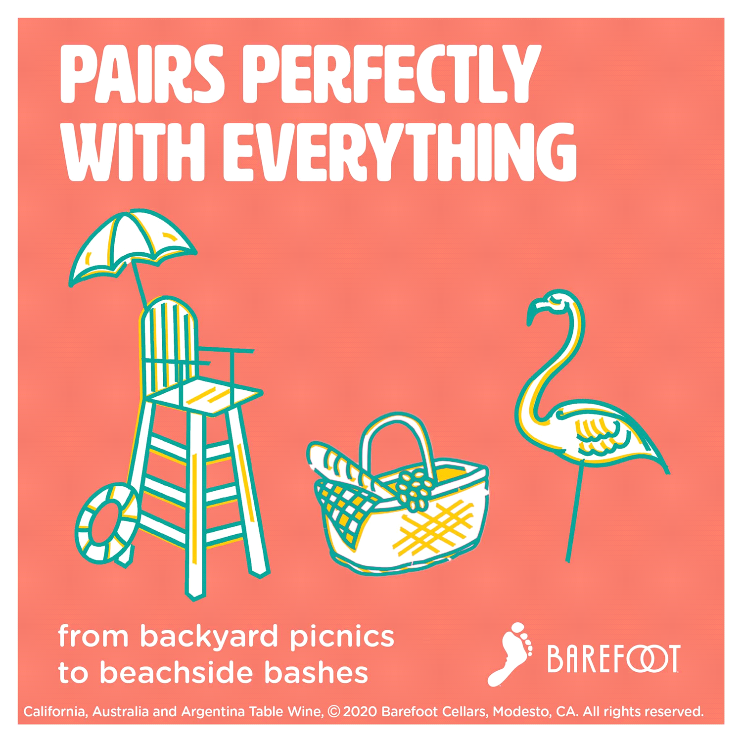 slide 4 of 4, Barefoot Cellars Pink Moscato Wine 1.5L Bottle, 1.5 l