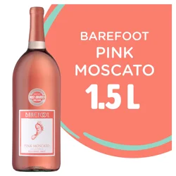 Barefoot Cellars Pink Moscato Wine 1.5L Bottle