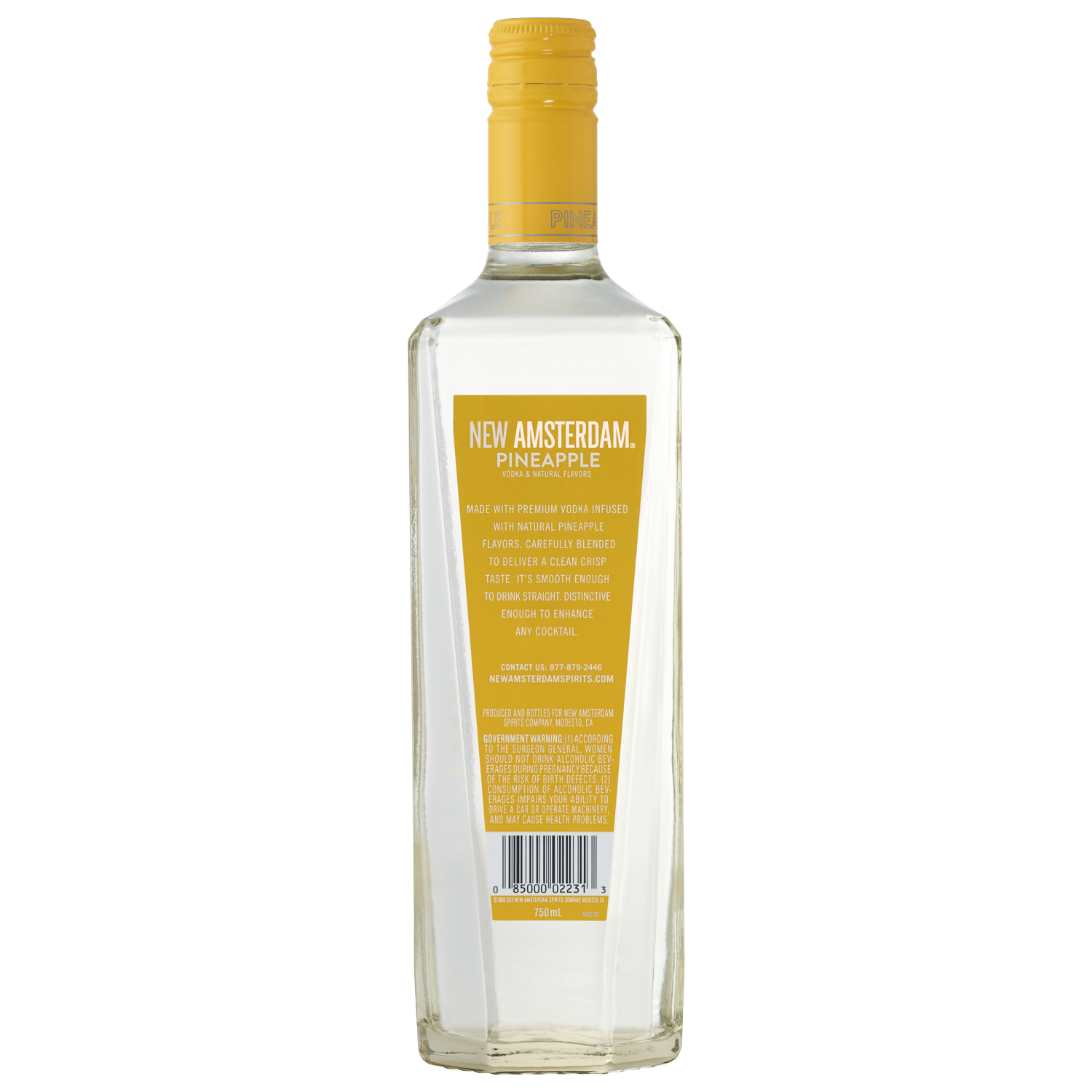 slide 2 of 2, New Amsterdam Pineapple Flavored Vodka 750ml , 750 ml