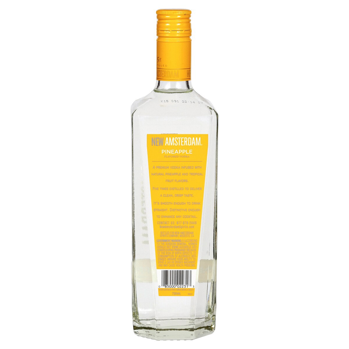 slide 2 of 2, New Amsterdam Pineapple Flavored Vodka 750ml , 750 ml