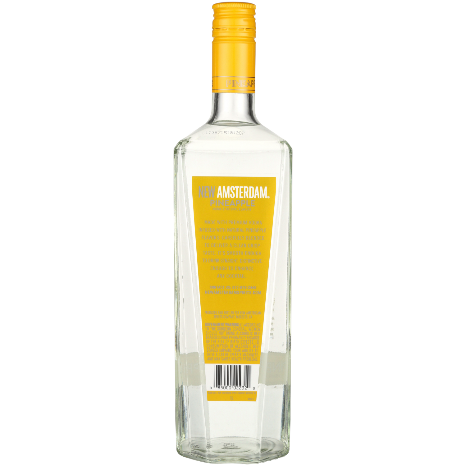 slide 2 of 3, New Amsterdam Pineapple Flavored Vodka 1L, 1 liter