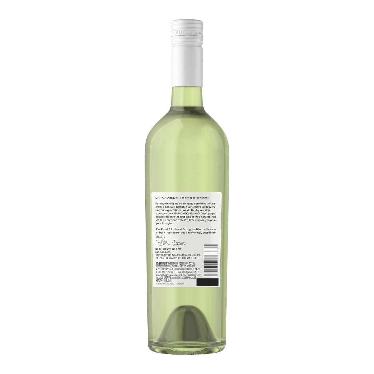 slide 2 of 2, Dark Horse Sauvignon Blanc White Wine 750ml, 750 ml