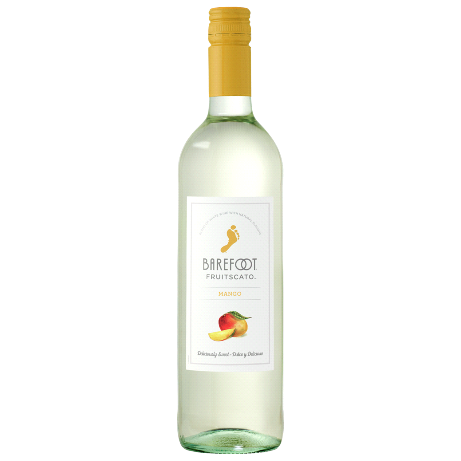 slide 1 of 2, Barefoot Fruitscato Mango Sweet Wine 750ml, 750 ml