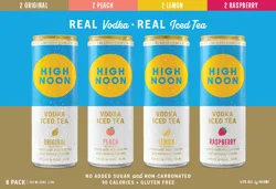 High Noon Vodka Hard Tea Variety Pack 8 Pack