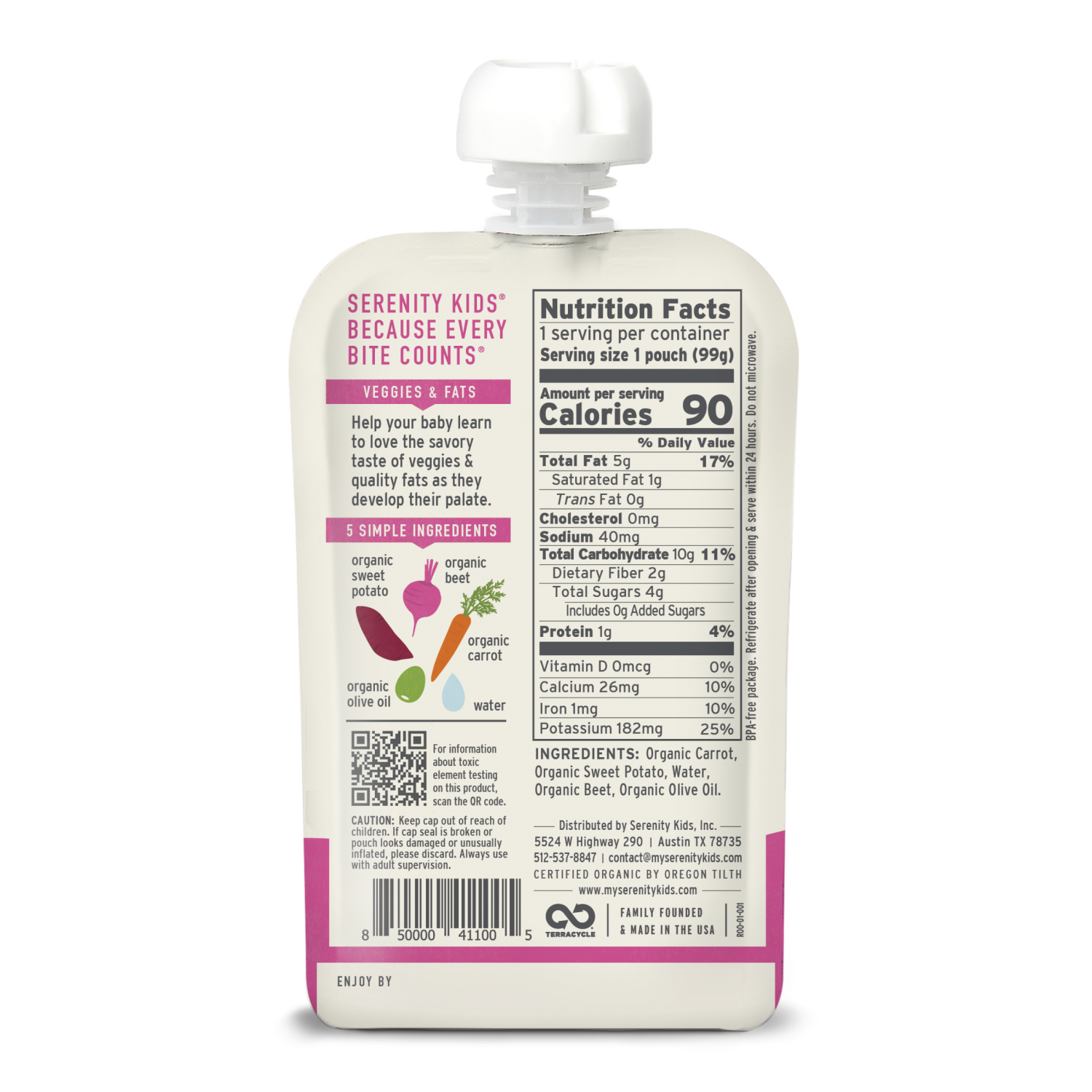 slide 2 of 8, Serenity Kids Organic Roots with Olive Oil, 3.5 oz