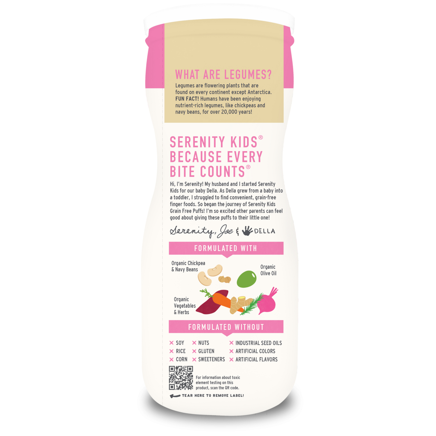 slide 4 of 8, Serenity Kids Grain Free Puffs, Carrot & Beet, 1.5oz, 1.5 oz