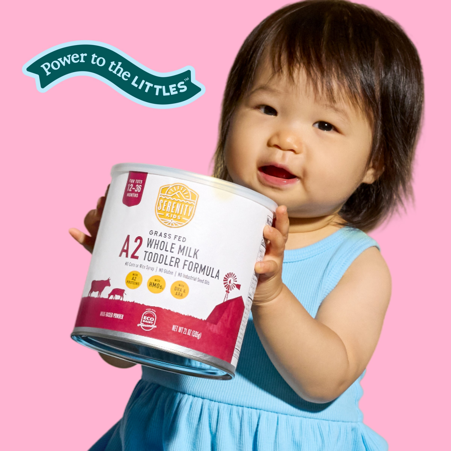 slide 8 of 8, Serenity Kids Toddler Formula, Milk-Based Powder, Whole Milk, Grass Fed, 12-36 Months, 21 oz