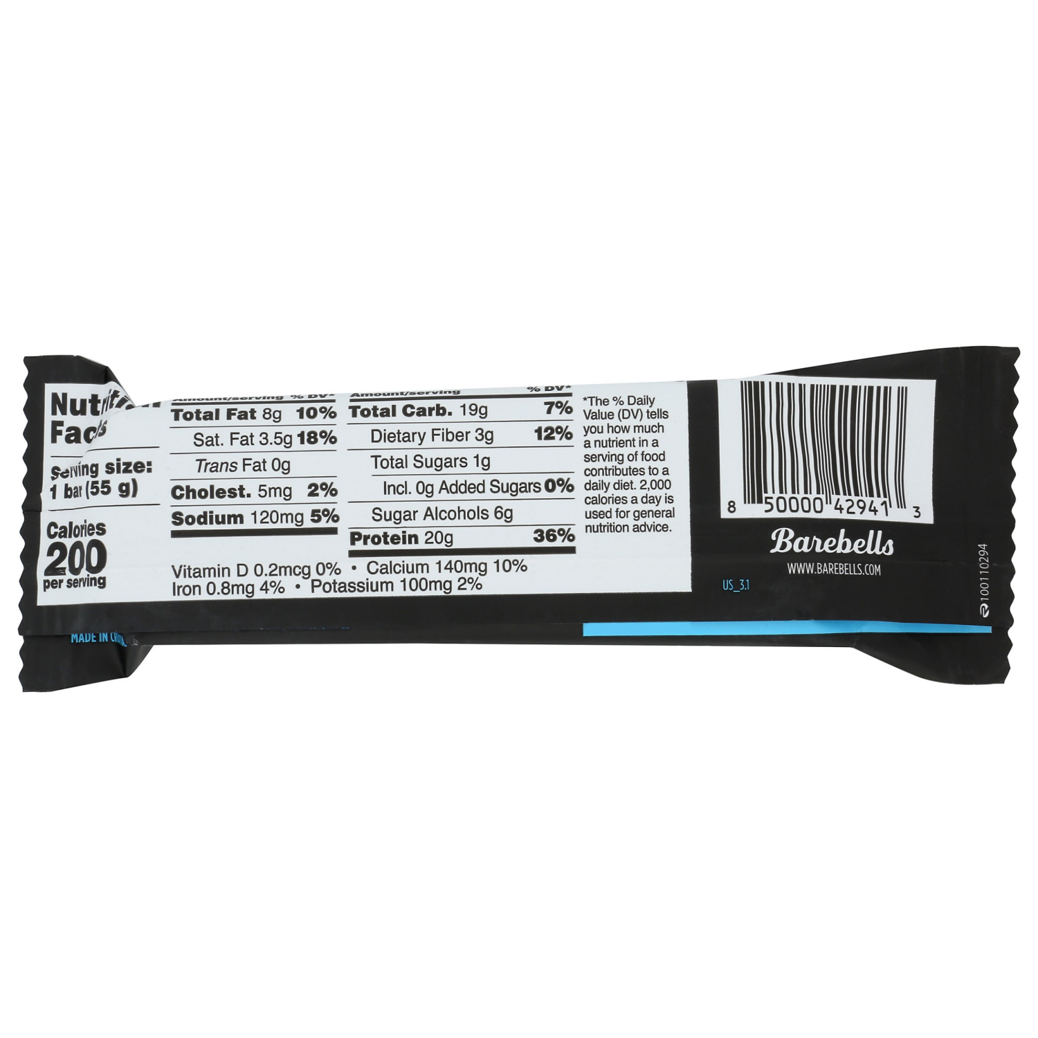 slide 2 of 3, Barebells Creamy Crisp Protein Bar 1.94 oz, 1.94 oz