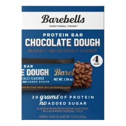 Barebells Chocolate Dough Protein Bar 4 - 1.94 oz Bars