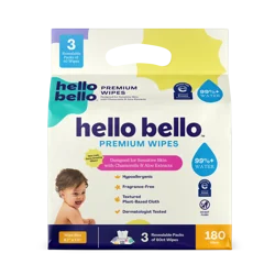 Hello Bello Baby Wipes - 180 ct