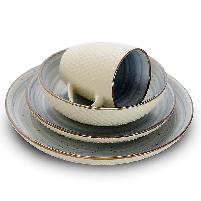 slide 3 of 6, Elama Moon Dinnerware Set, 16 ct