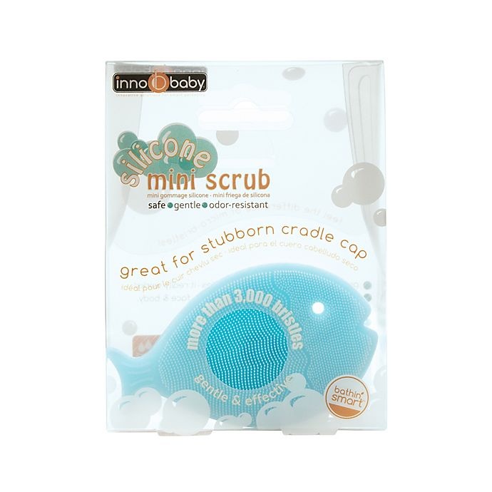 slide 7 of 8, Innobaby Fish Bath Scrub - Aqua, 1 ct