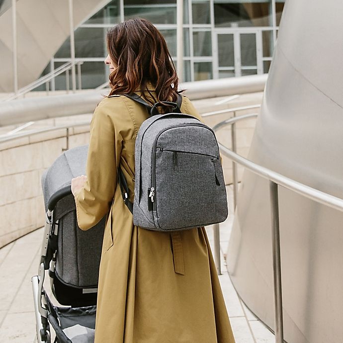 slide 4 of 5, UPPAbaby Diaper Changing Backpack - Charcoal Melange, 1 ct