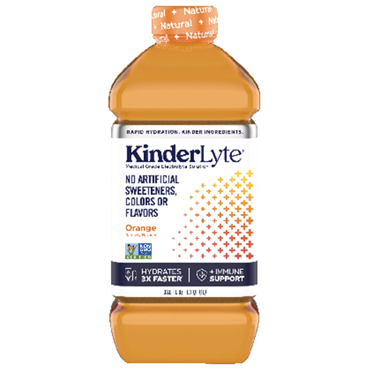 slide 1 of 25, Kinderlyte Orange Electrolyte Solution 33.8 fl oz, 33.8 fl oz